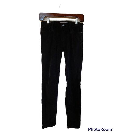 Joes Jeans womens corduroy pants size 27 black Chelsea ankle - Picture 1 of 4